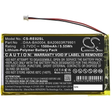 Kompatibilna zamjena baterije za CREATIVE BA20603R79901,DAA-BA0004