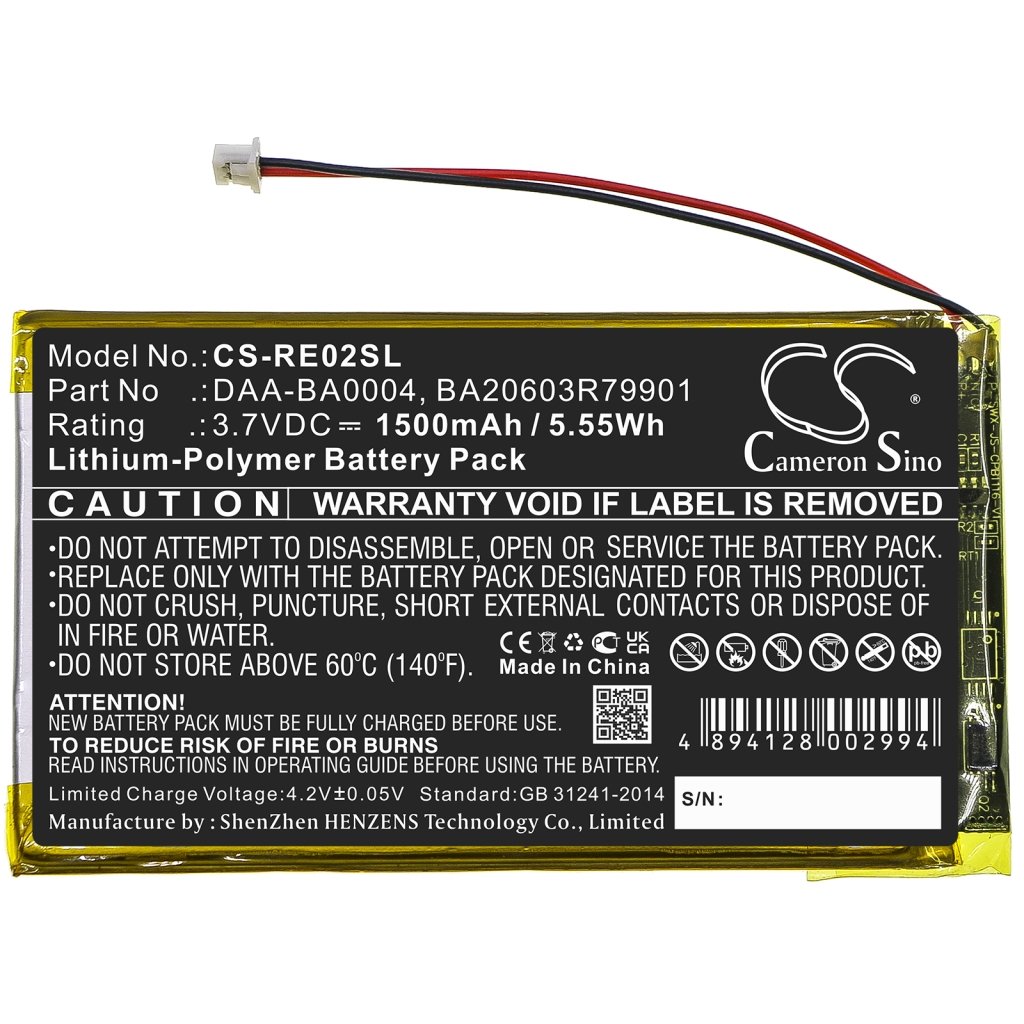 Baterija za MP3, MP4, PMP Creative CS-RE02SL