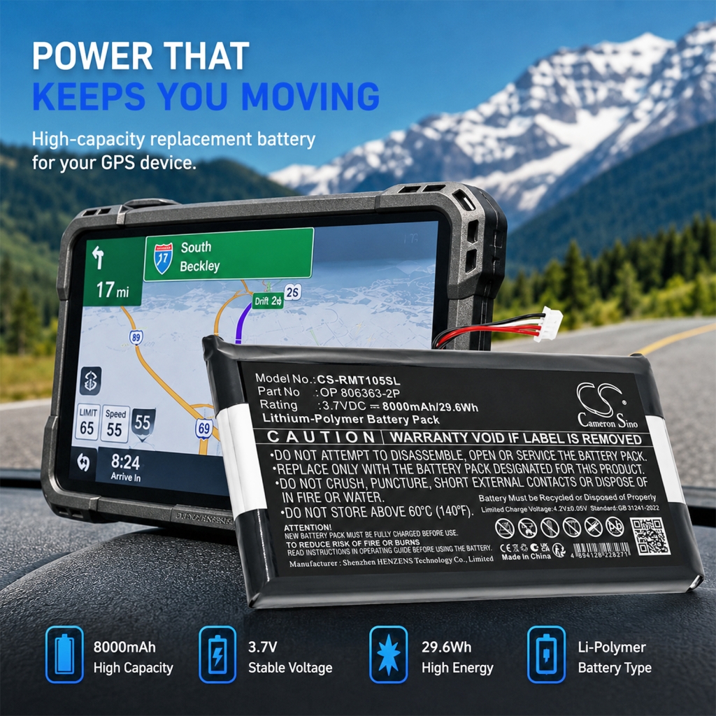 Baterija kompatibilno s Rand mcnally CS-RMT105SL