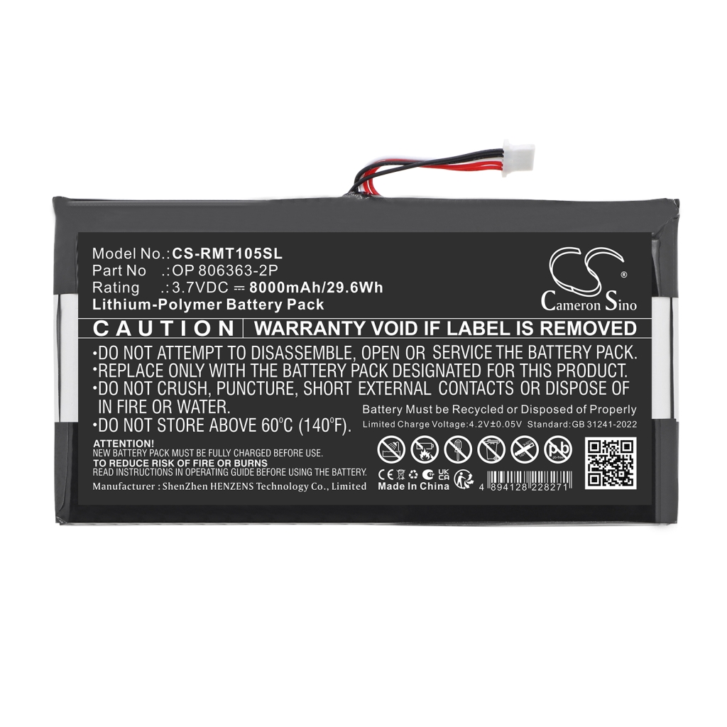 Baterija kompatibilno s Rand mcnally CS-RMT105SL