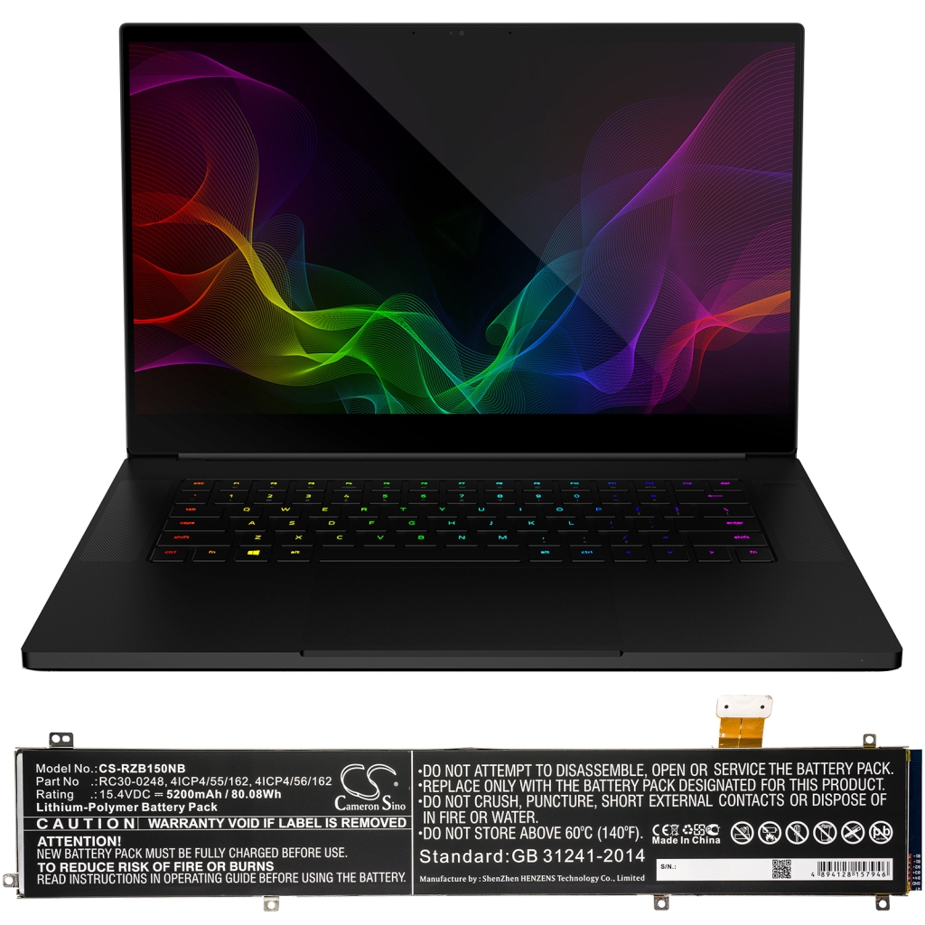Baterija za prijenosno računalo Razer CS-RZB150NB