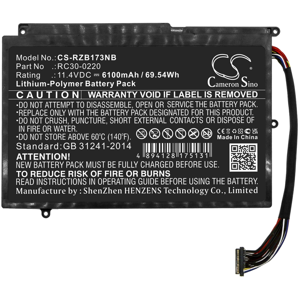 Kompatibilna zamjena baterije za Razer RC30-0220