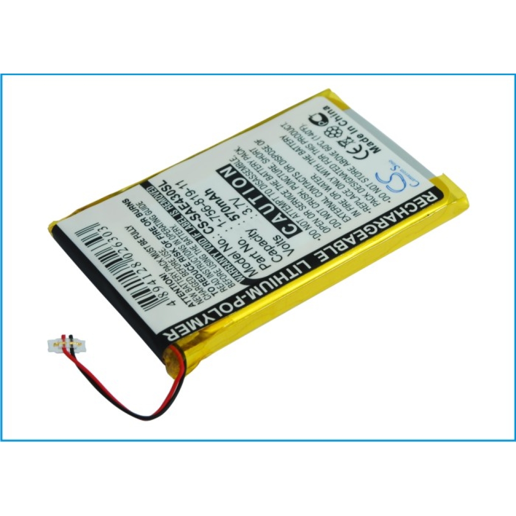 Baterija za MP3, MP4, PMP Sony CS-SAE430SL
