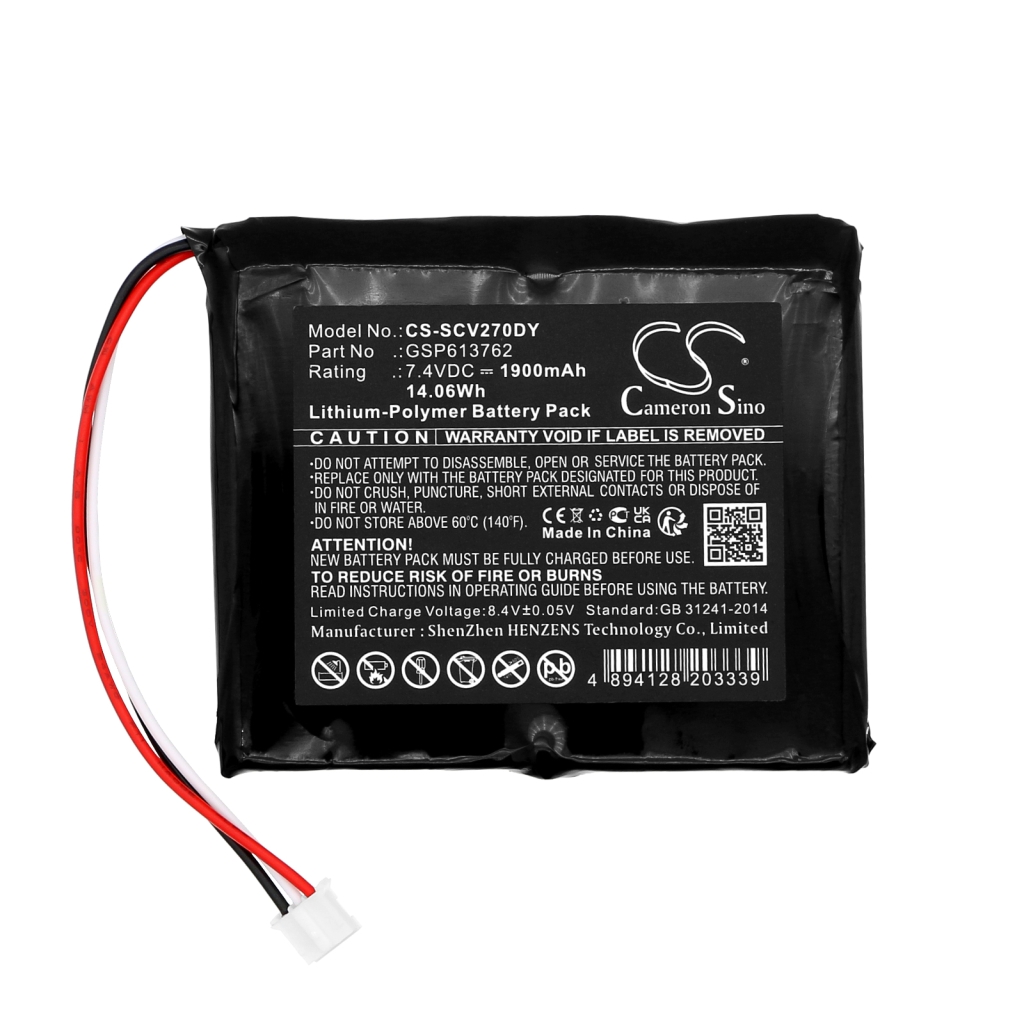 Baterija za DVD player Sencor CS-SCV270DY