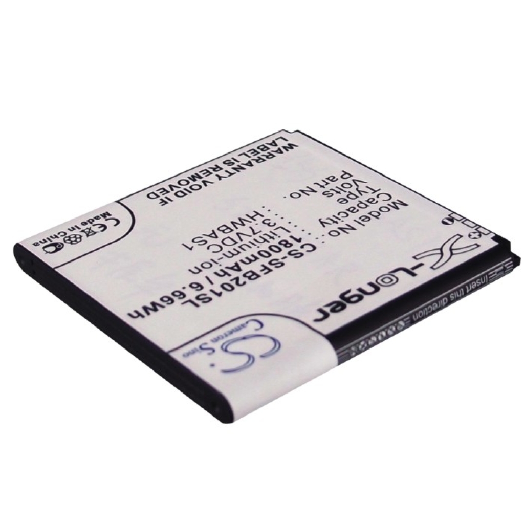 Baterije kompatibilno s SoftBank 201HW 201HW CS-SFB201SL