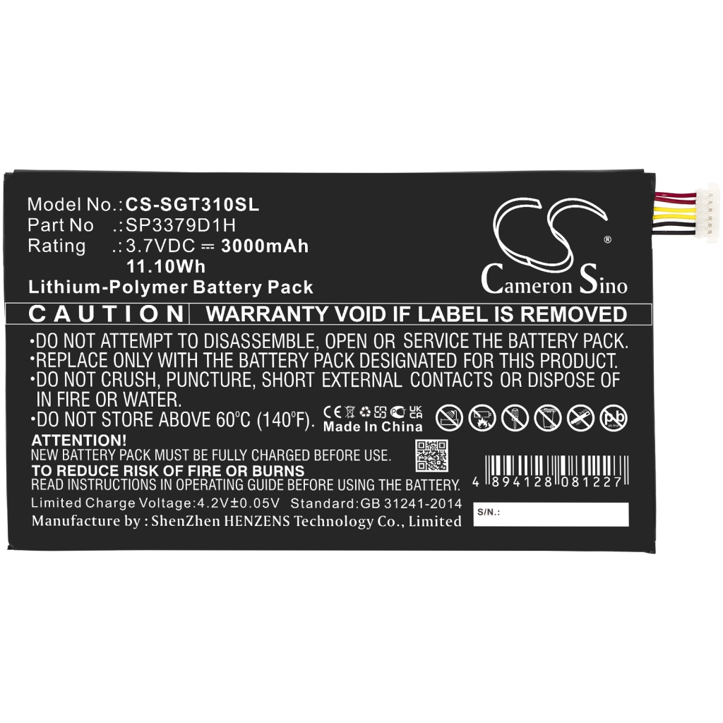 Baterija za tablet Samsung SM-T310 Galaxy Tab 3 8.0 WiFi (CS-SGT310SL)