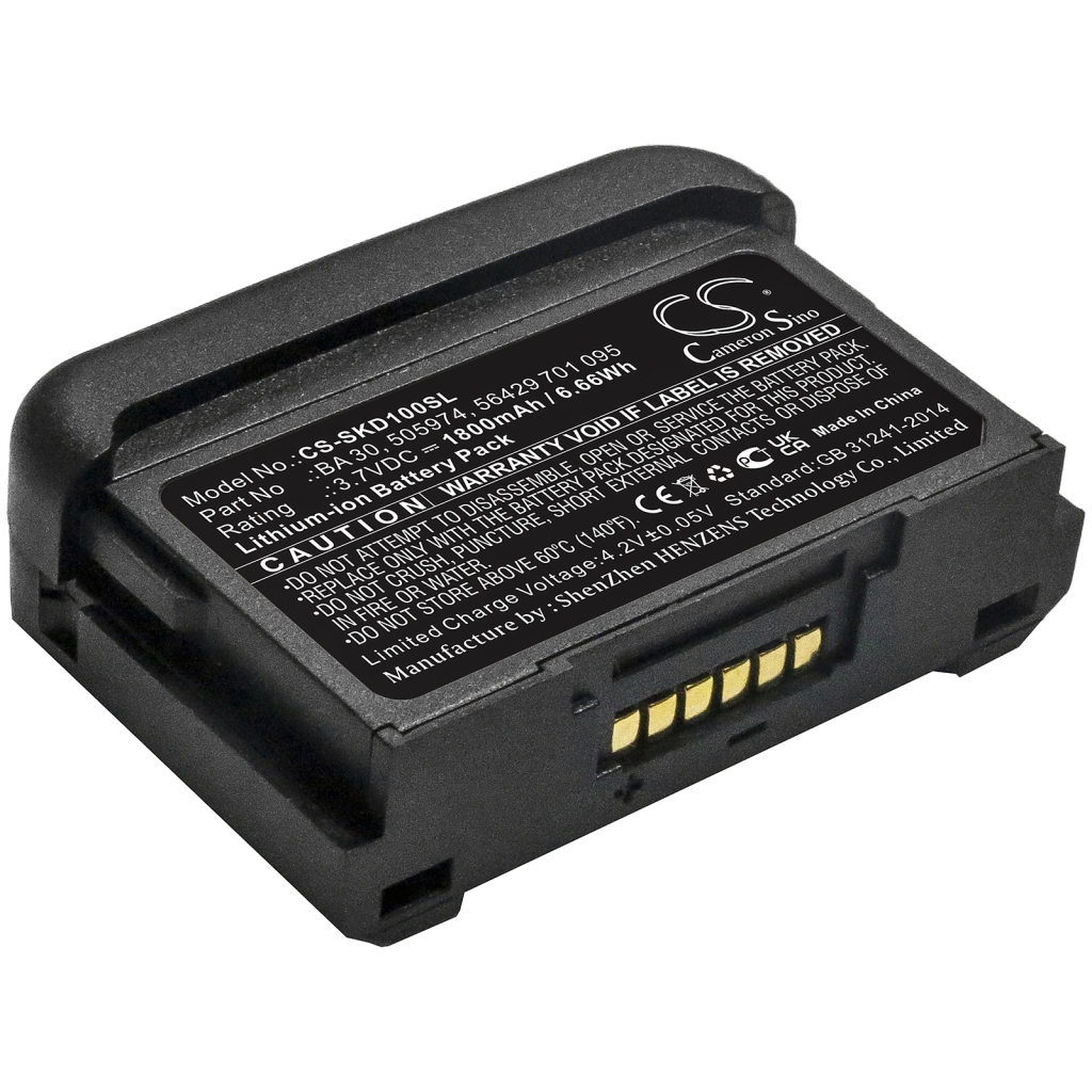 Kompatibilna zamjena baterije za Sennheiser 505974,56429 701 095,BA 30