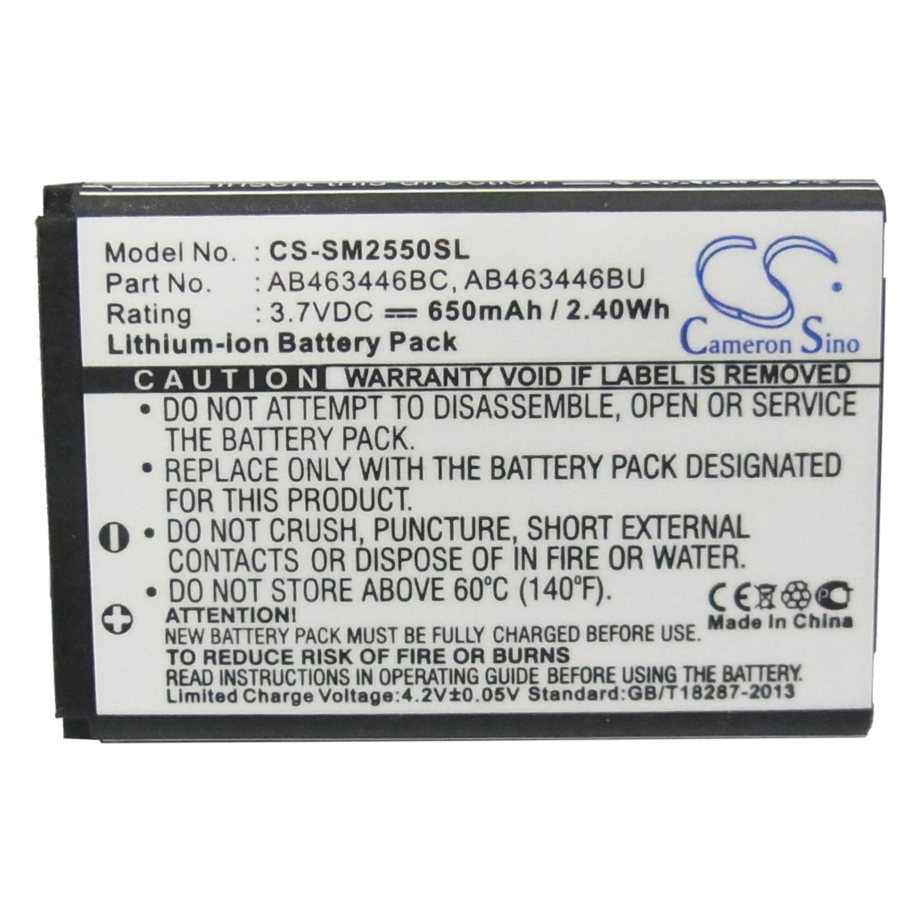 Kompatibilna zamjena baterije za Samsung AB463446BC,AB463446BU