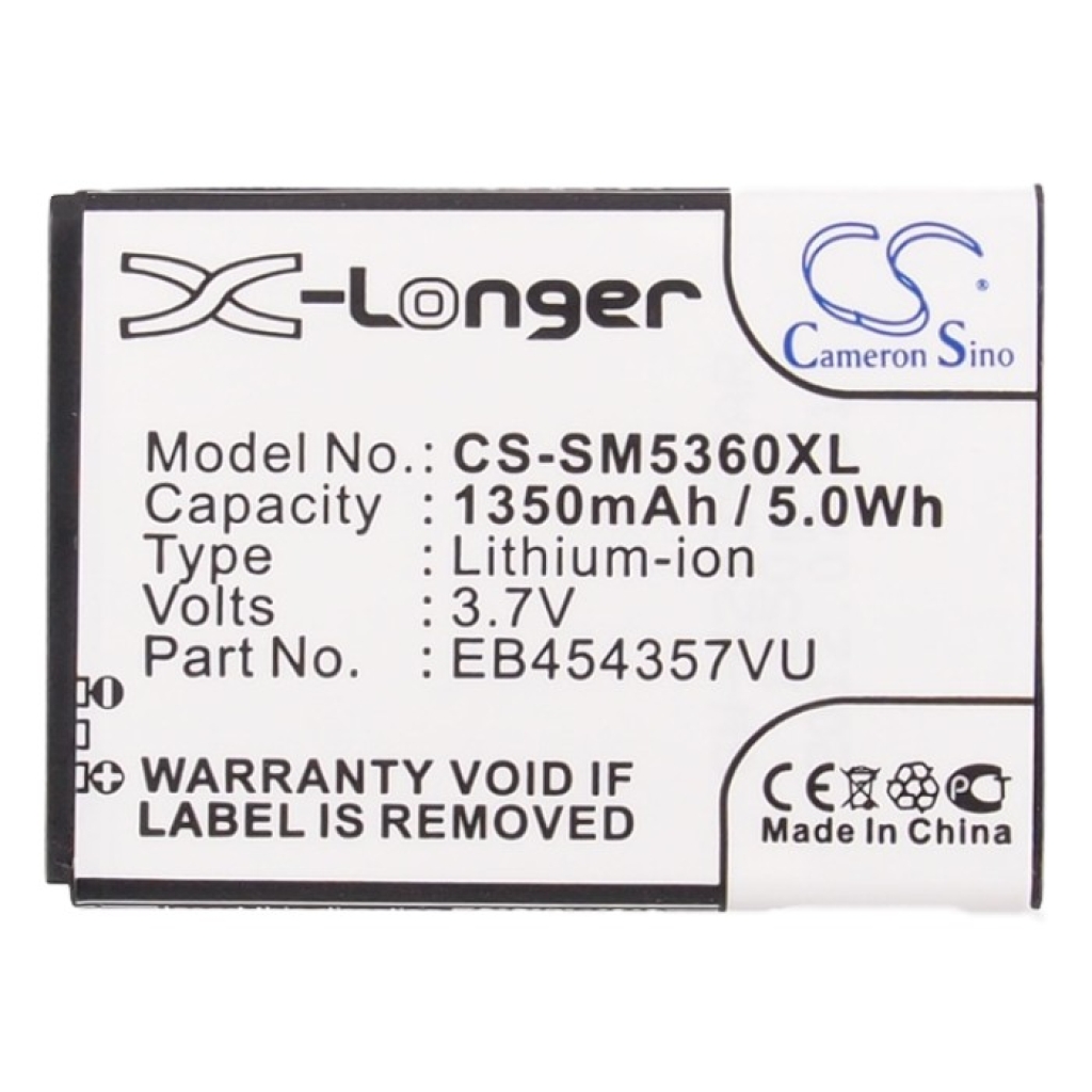 Kompatibilna zamjena baterije za Samsung EB454357VA,EB454357VU