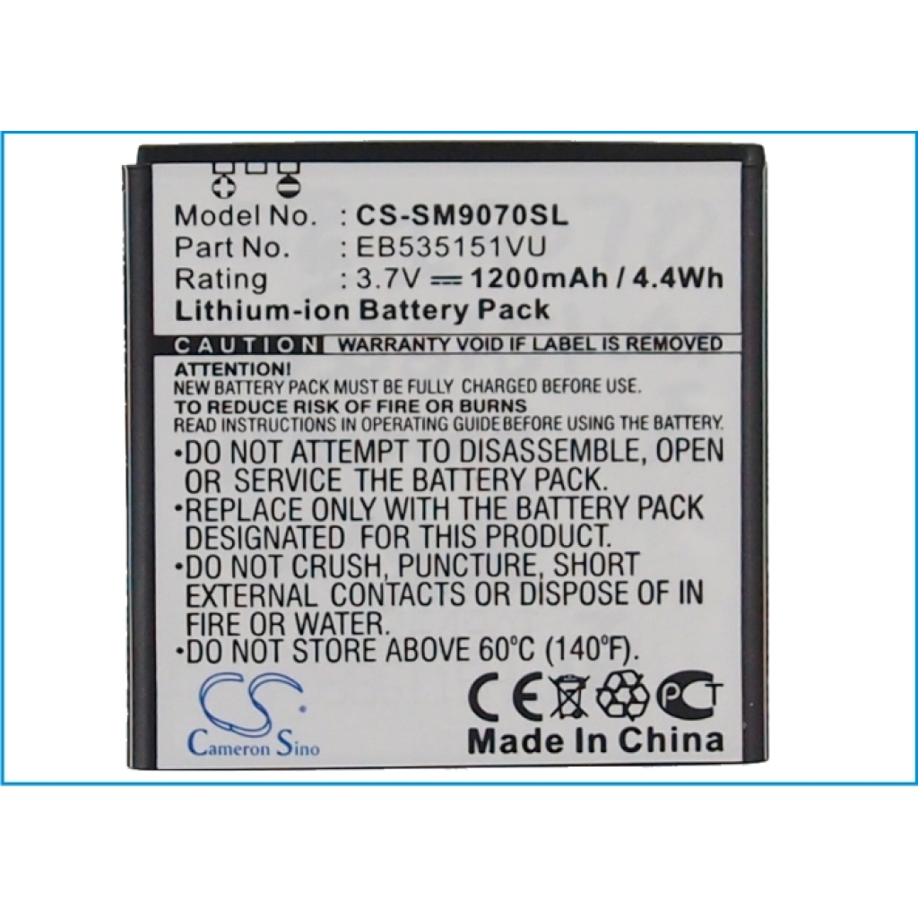 Kompatibilna zamjena baterije za Samsung EB535151VU,EB535151VUBSTD