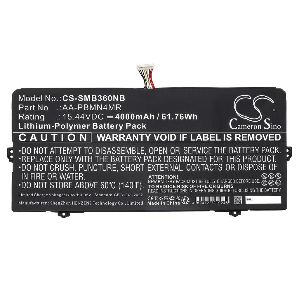 Notebook battery Samsung CS-SMB360NB