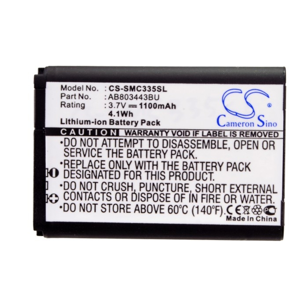 Kompatibilna zamjena baterije za Samsung AB803443BU