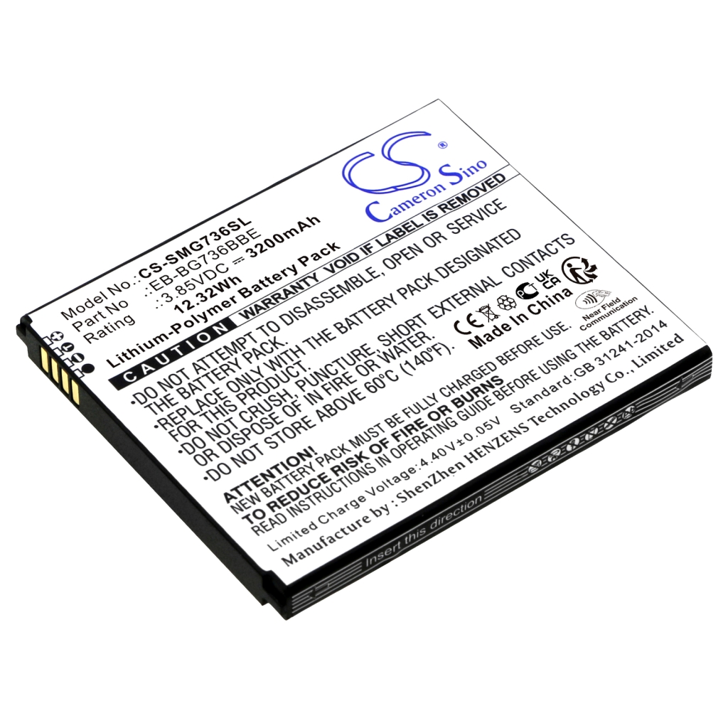 Kompatibilna zamjena baterije za Samsung EB-BG736BBE