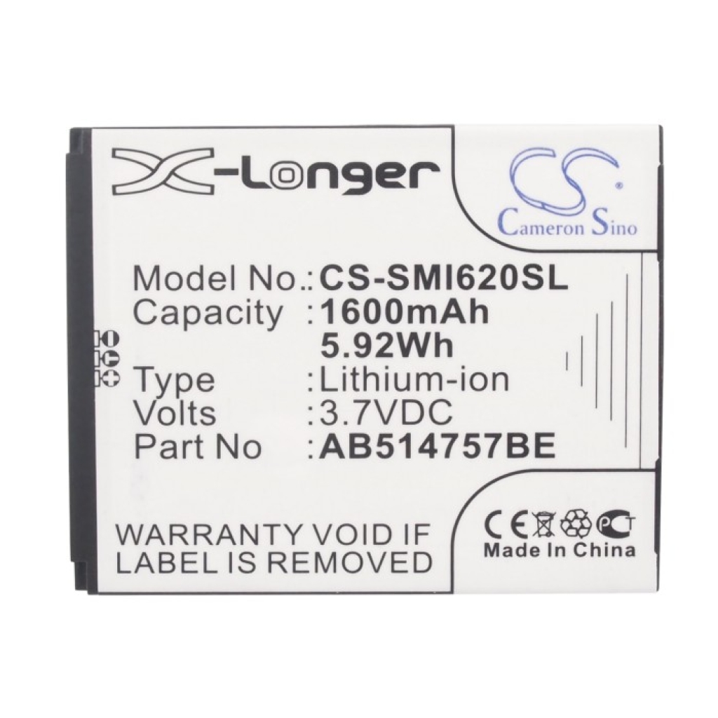 Kompatibilna zamjena baterije za Samsung AB414757BE,AB514757BE