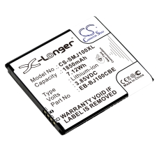 Kompatibilna zamjena baterije za Samsung EB-BJ100BBE,EB-BJ100BCE,EB-BJ100CBE,EB-BJ100CBZ,GH43-04412A