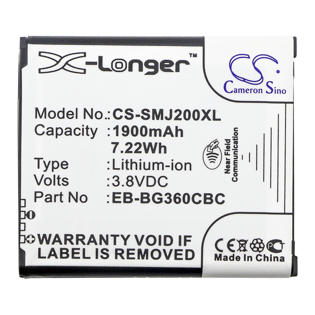Baterija za mobilni telefon Samsung CS-SMJ200XL