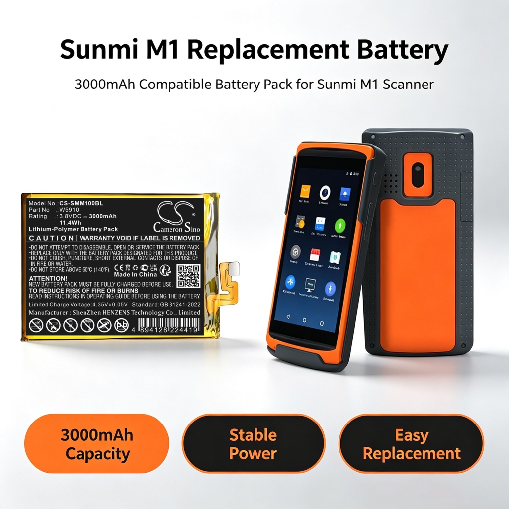 Baterija kompatibilno s Sunmi CS-SMM100BL