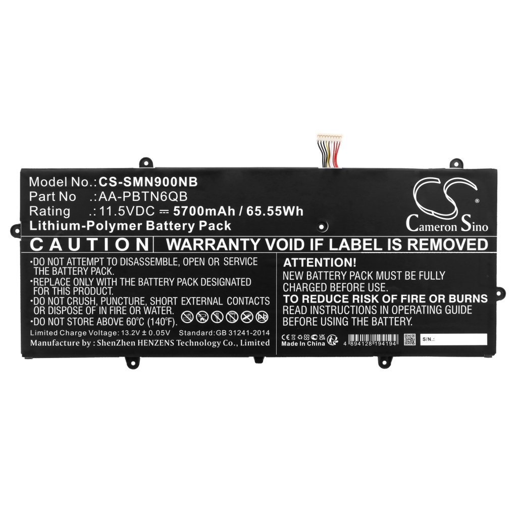 Baterija za prijenosno računalo Samsung CS-SMN900NB