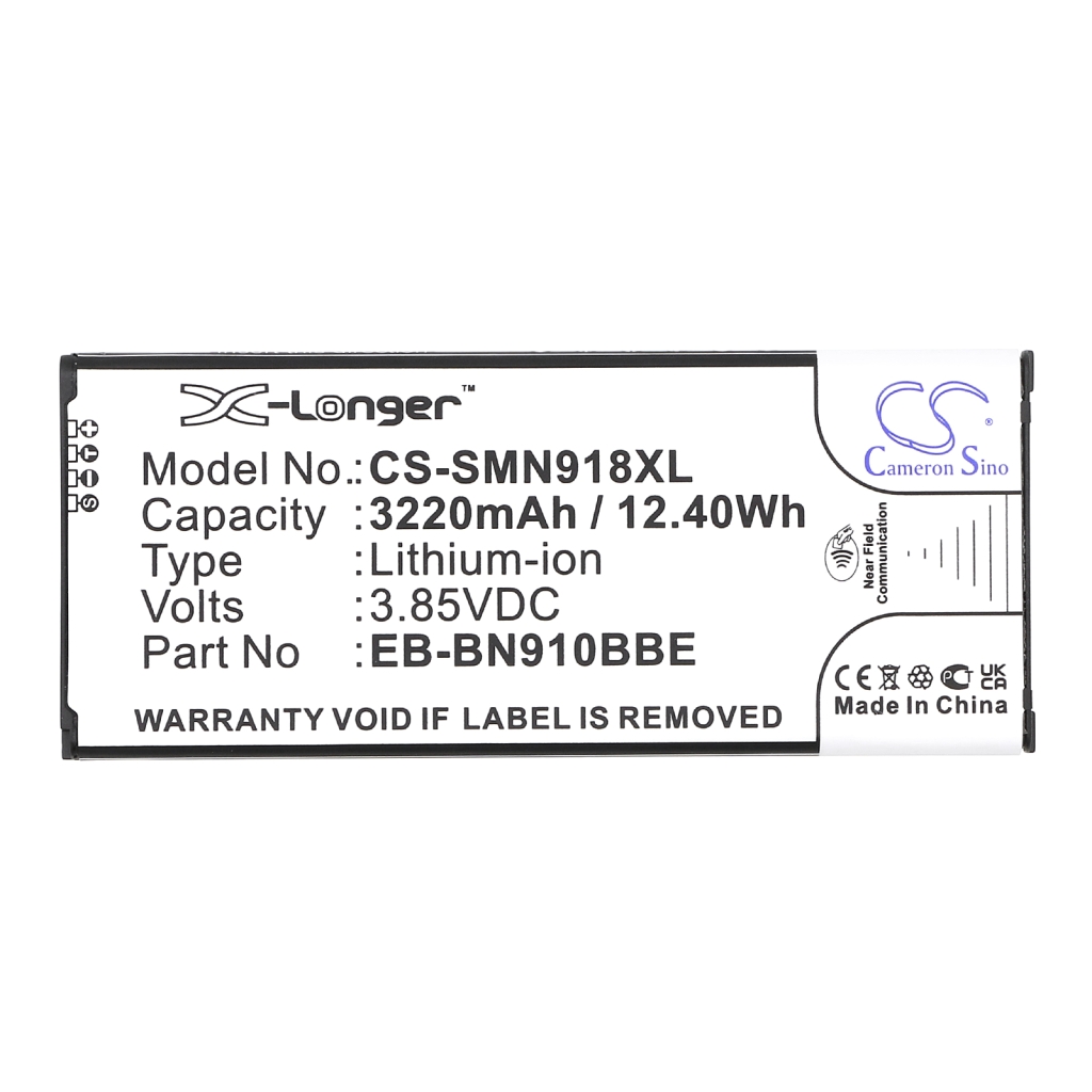 Kompatibilna zamjena baterije za Samsung EB-BN910BBE