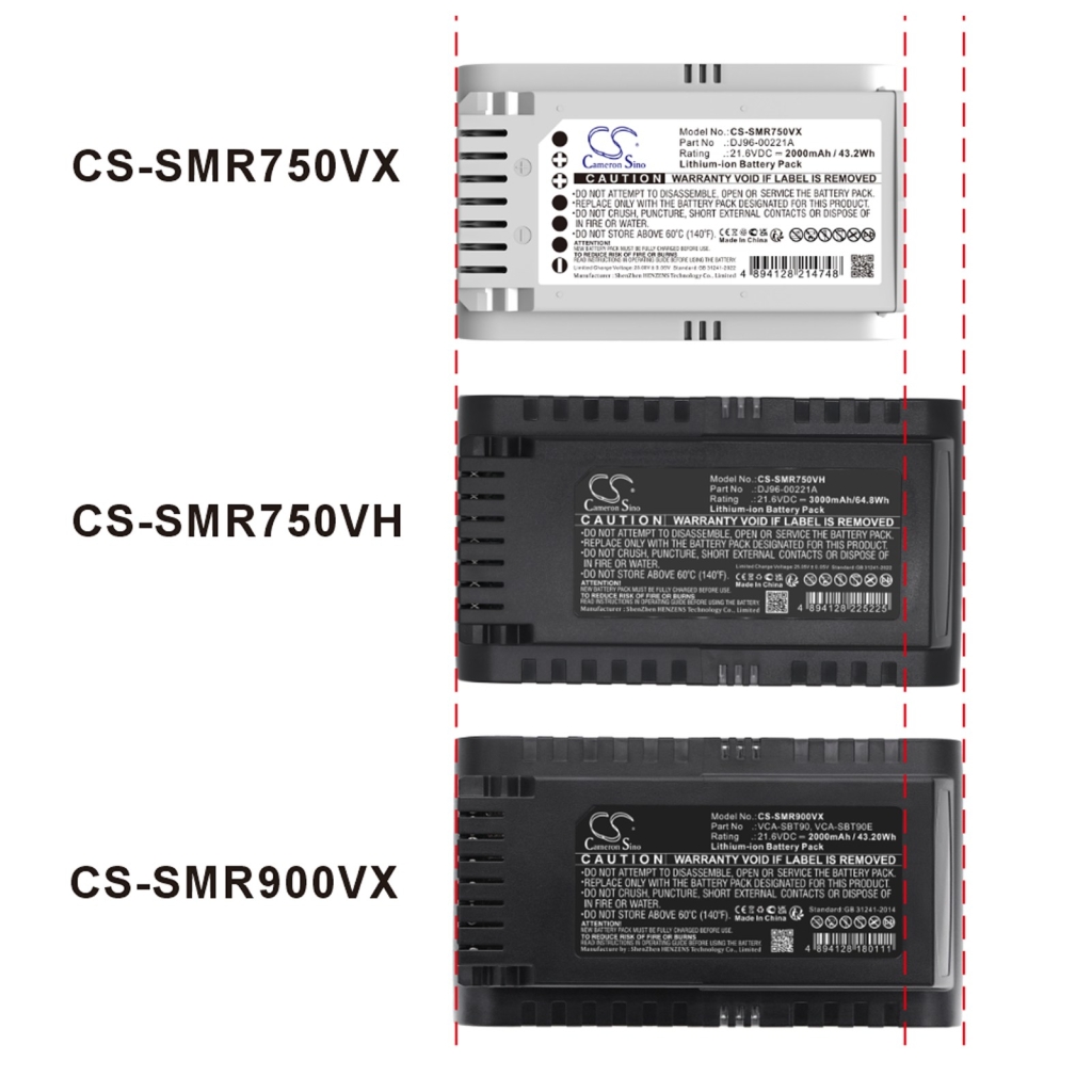 Baterija kompatibilno s Samsung CS-SMR750VX