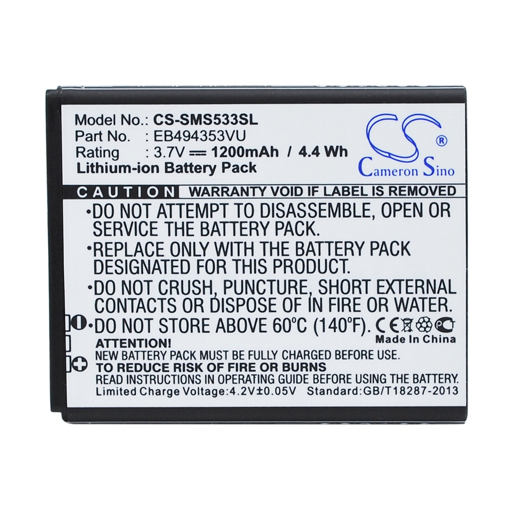 Kompatibilna zamjena baterije za Samsung EB494353VA,EB494353VU