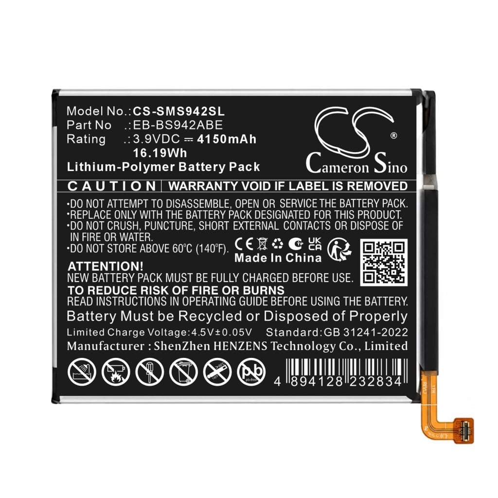 Baterije kompatibilno s Samsung Galaxy S26 CS-SMS942SL