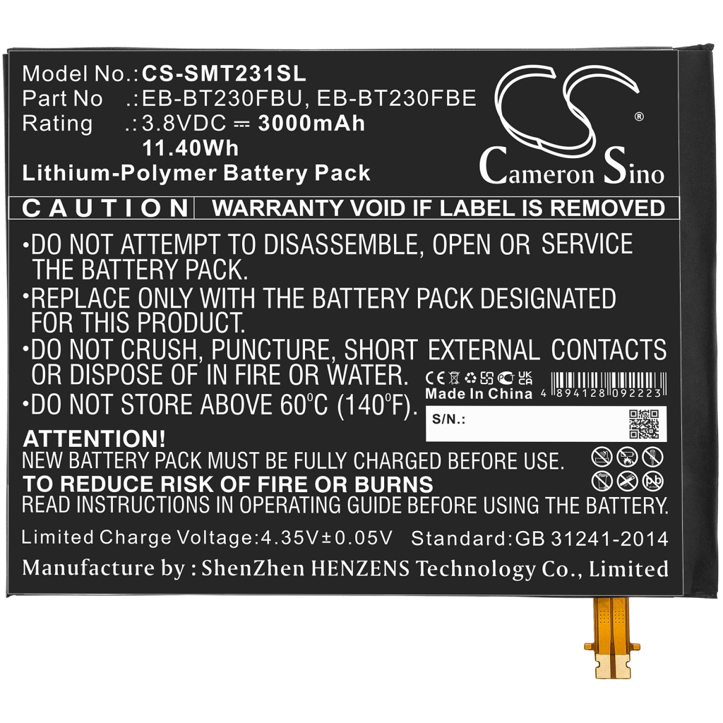 Baterija za tablet Samsung SM-T230NT (CS-SMT231SL)