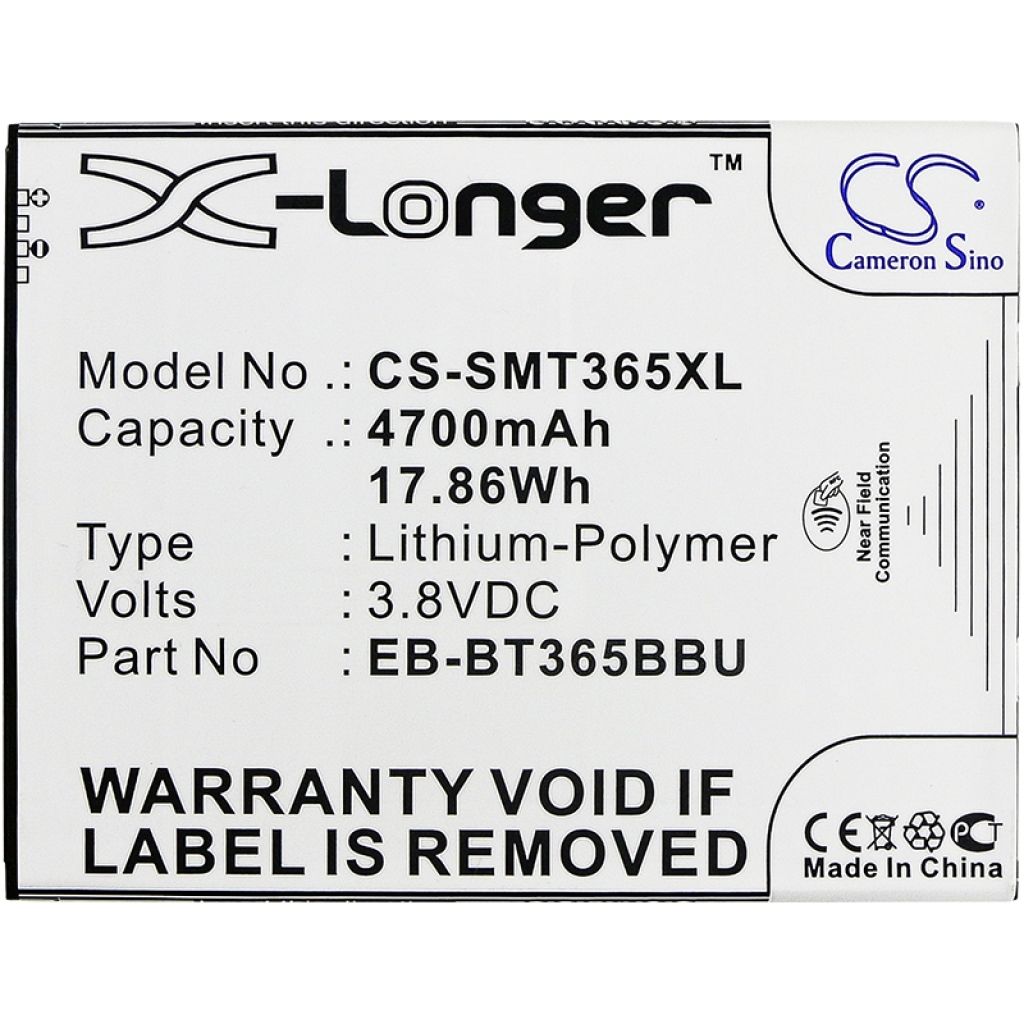 Battery Replaces EB-BT365BBE
