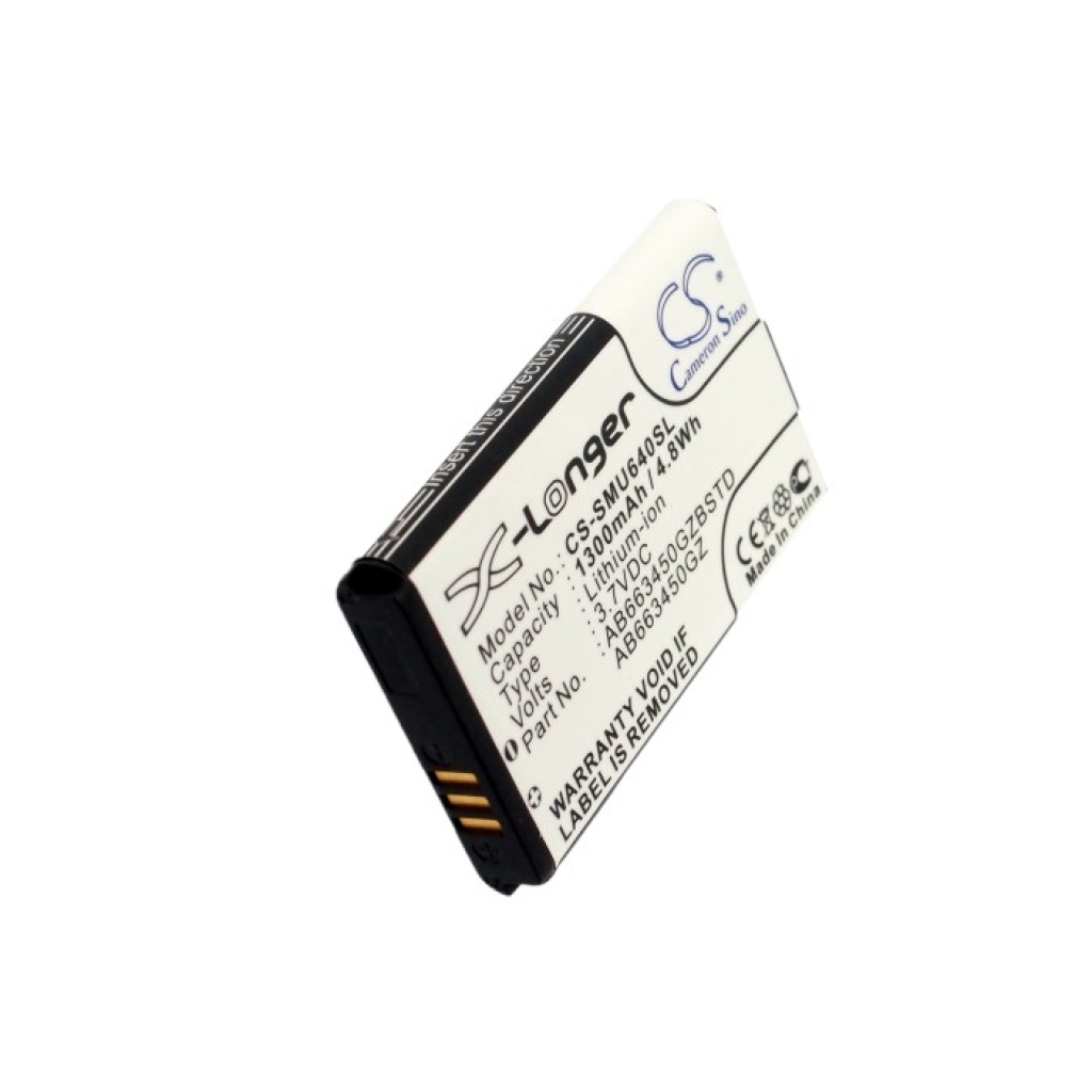 Kompatibilna zamjena baterije za Samsung AB663450BZ,AB663450GZ,AB663450GZBSTD