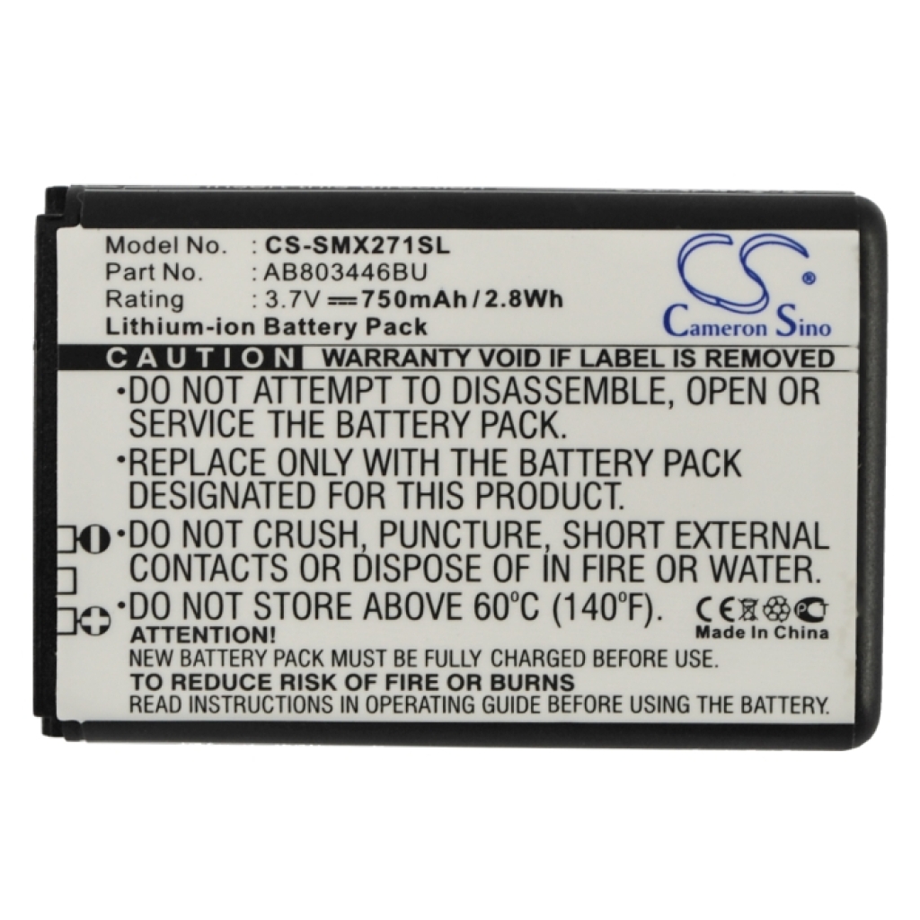 Kompatibilna zamjena baterije za Samsung AB803446BA,AB803446BU
