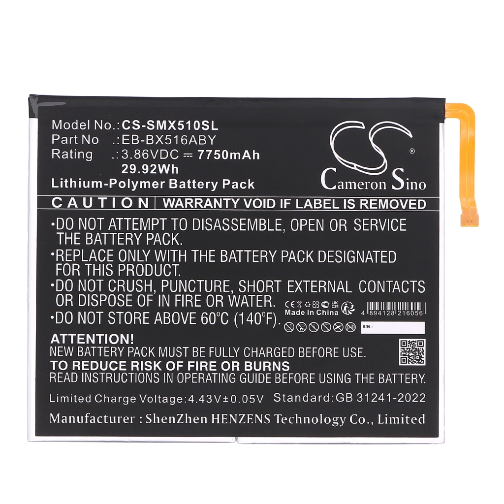Baterija za tablet Samsung SM-X516B (CS-SMX510SL)