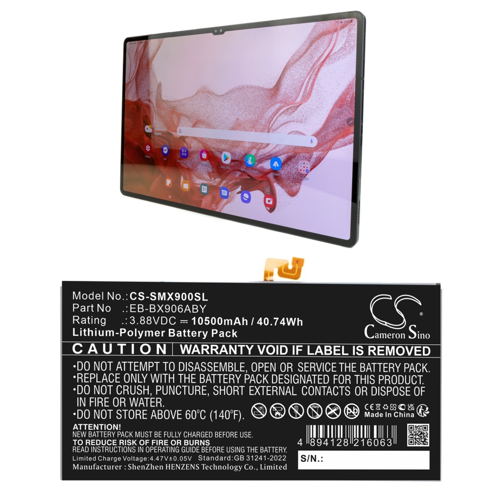 Baterija za tablet Samsung CS-SMX900SL