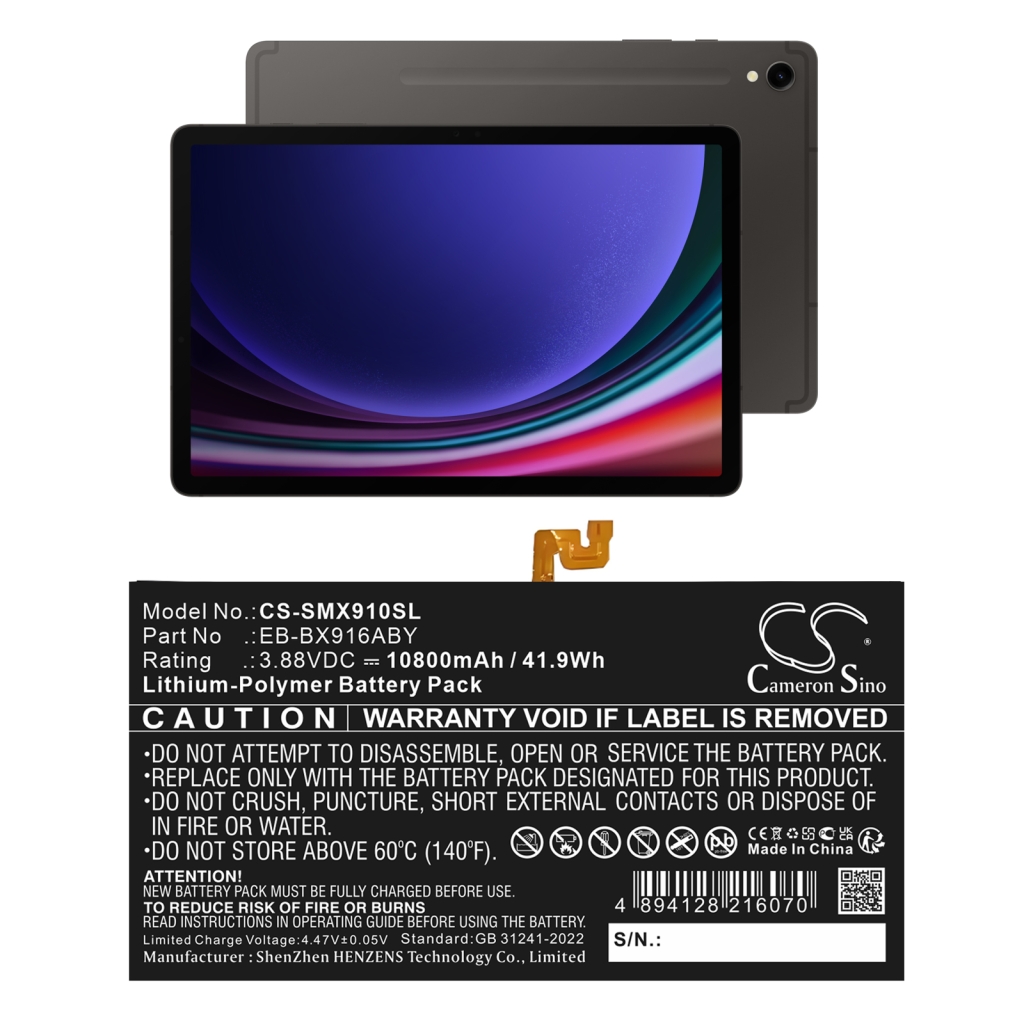 Baterija za tablet Samsung SM-X910N (CS-SMX910SL)