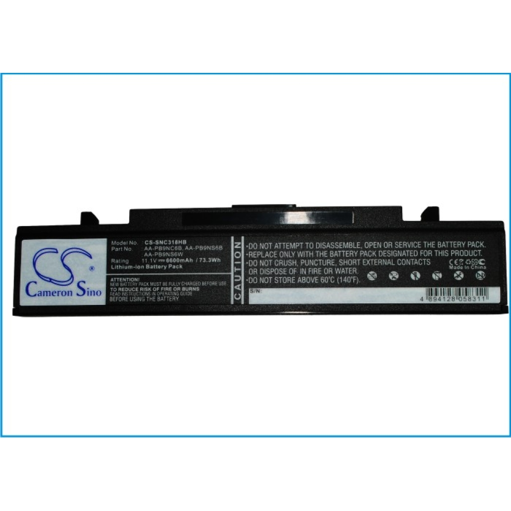 Battery Replaces AA-PB9MC6B