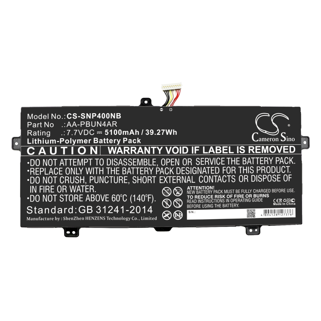 Baterija za prijenosno računalo Samsung NT900X5H-K34J (CS-SNP400NB)
