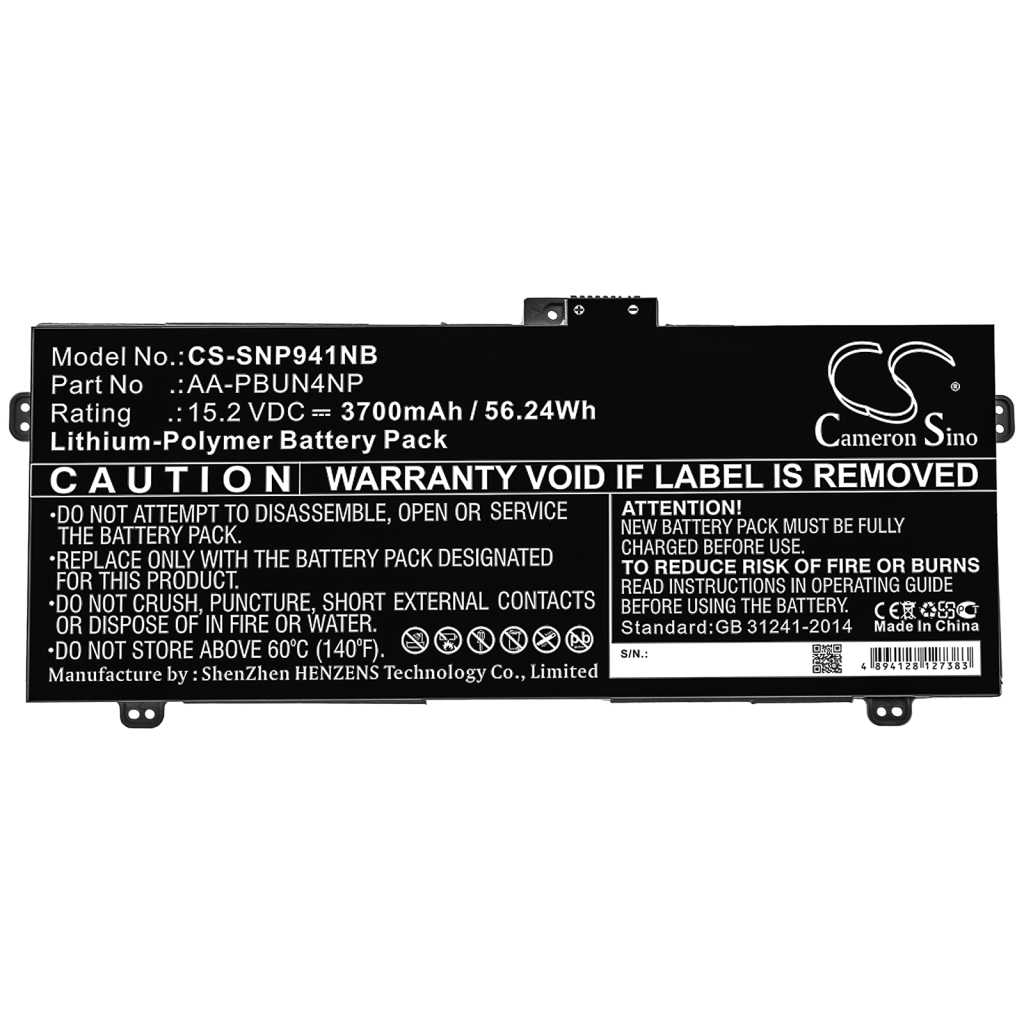 Baterija za prijenosno računalo Samsung CS-SNP941NB