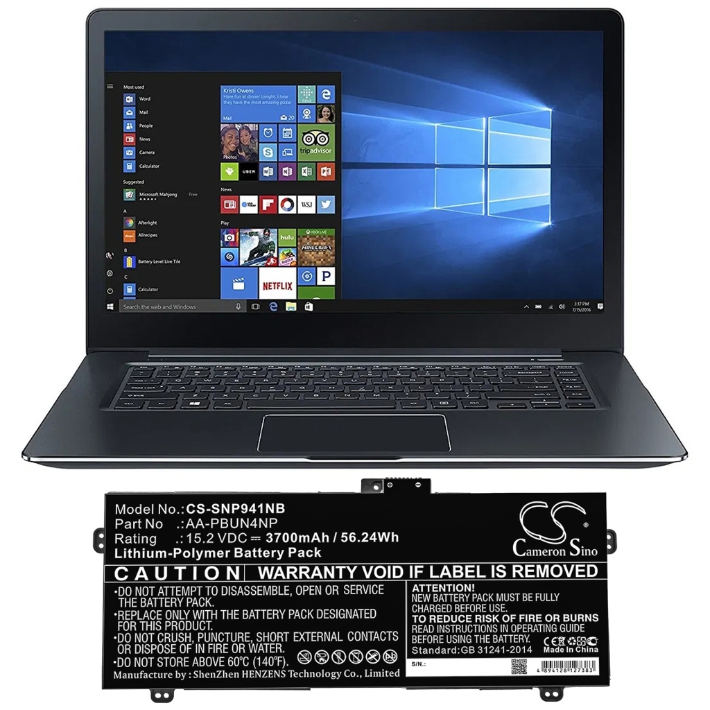 Baterija za prijenosno računalo Samsung CS-SNP941NB