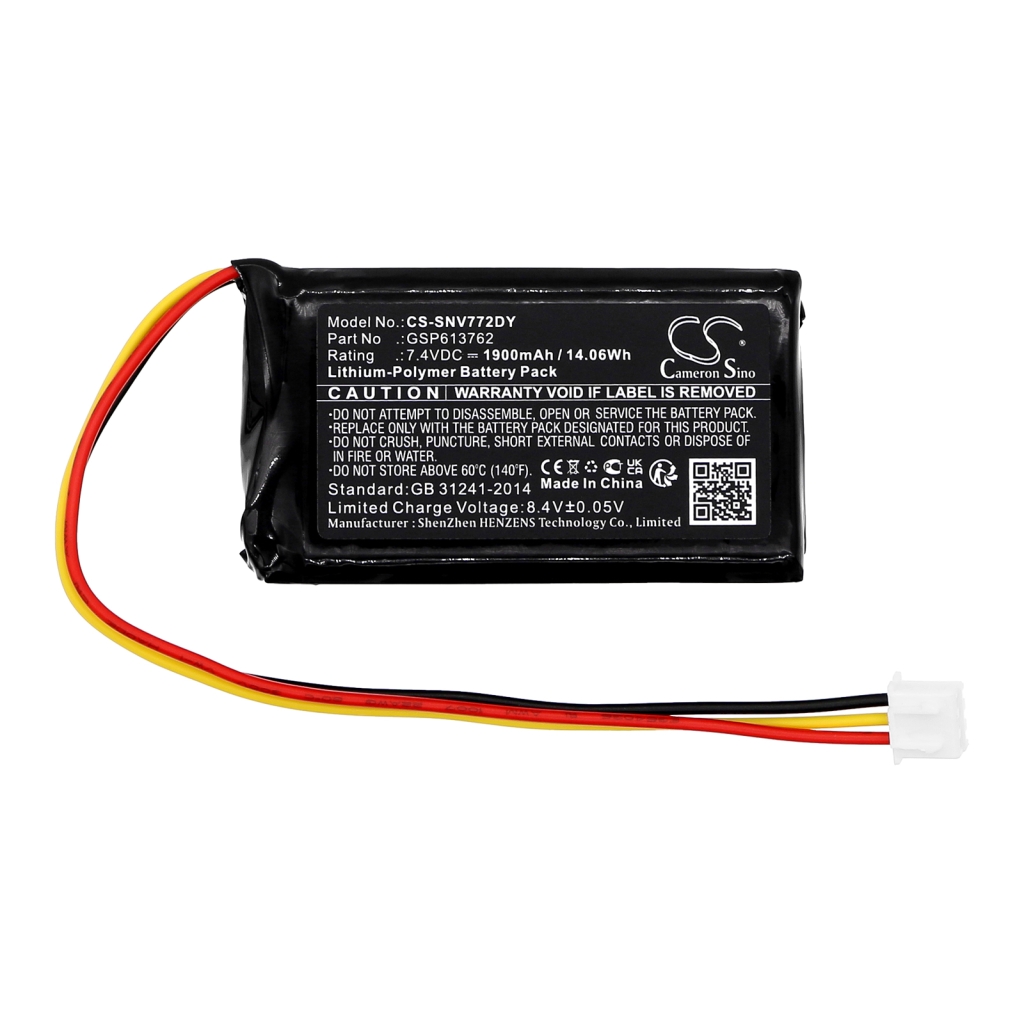 Baterija za DVD player Sencor CS-SNV772DY