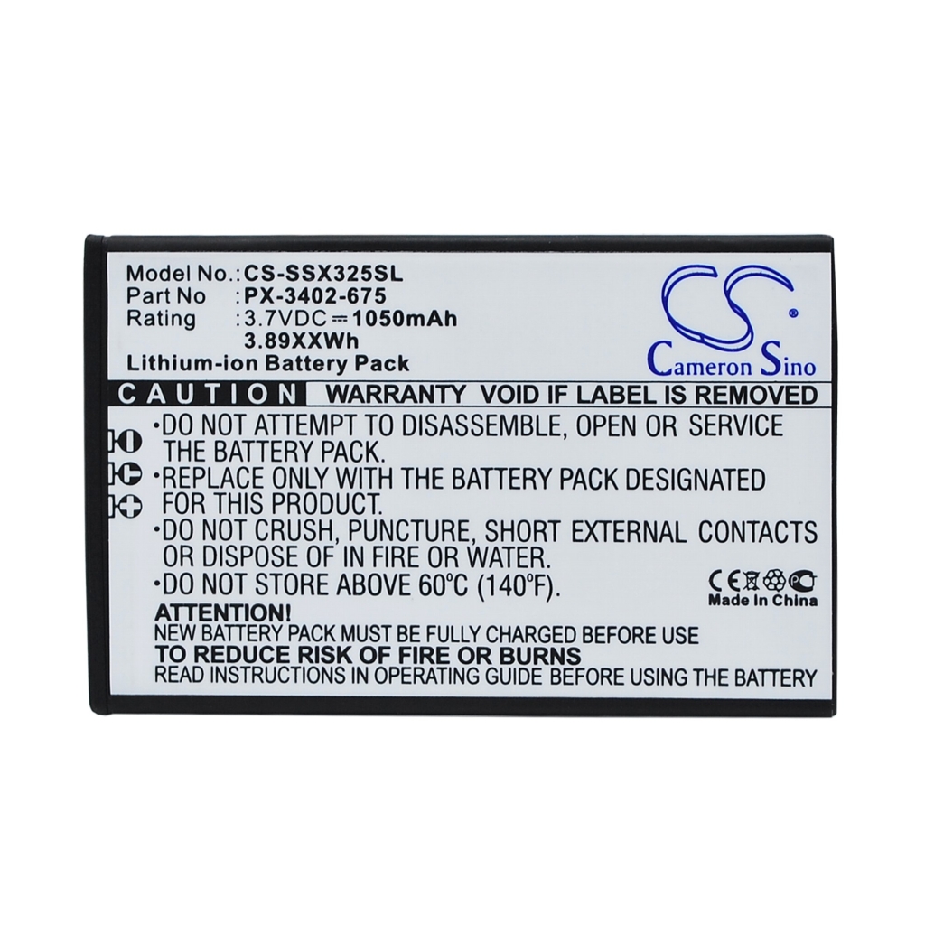 Baterija za mobilni telefon Simvalley CS-SSX325SL