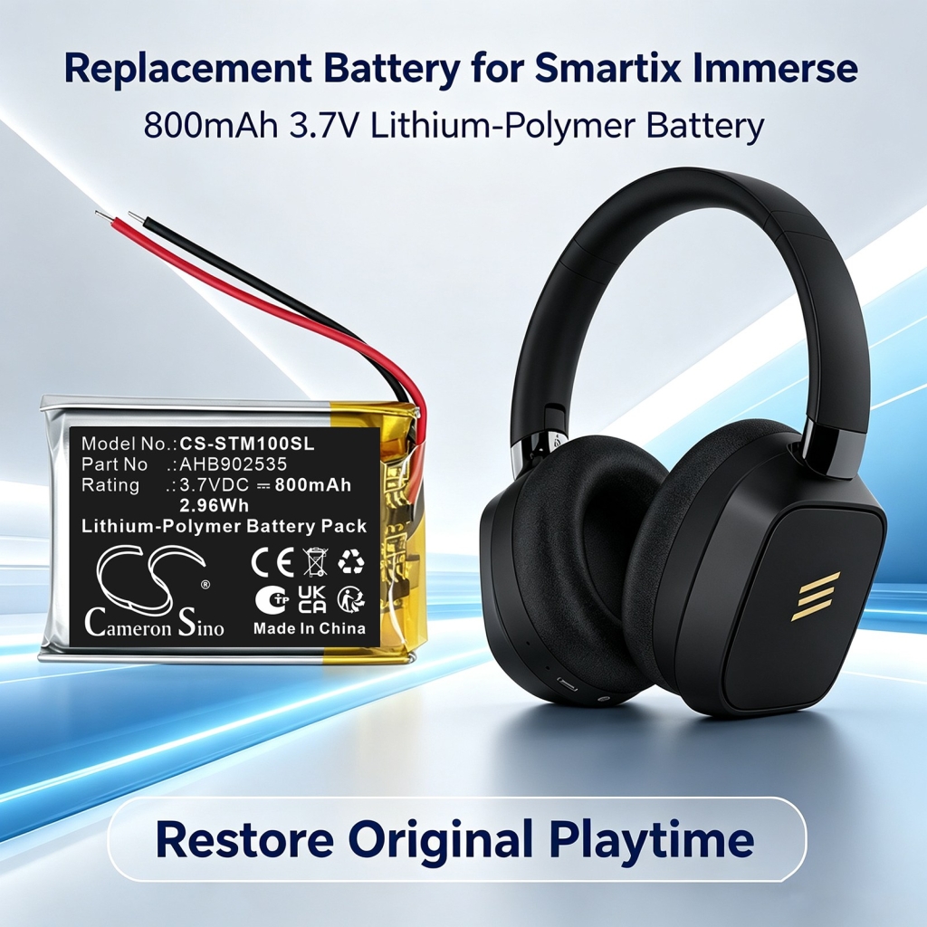 Battery compatible with Wireless Headset Battery
