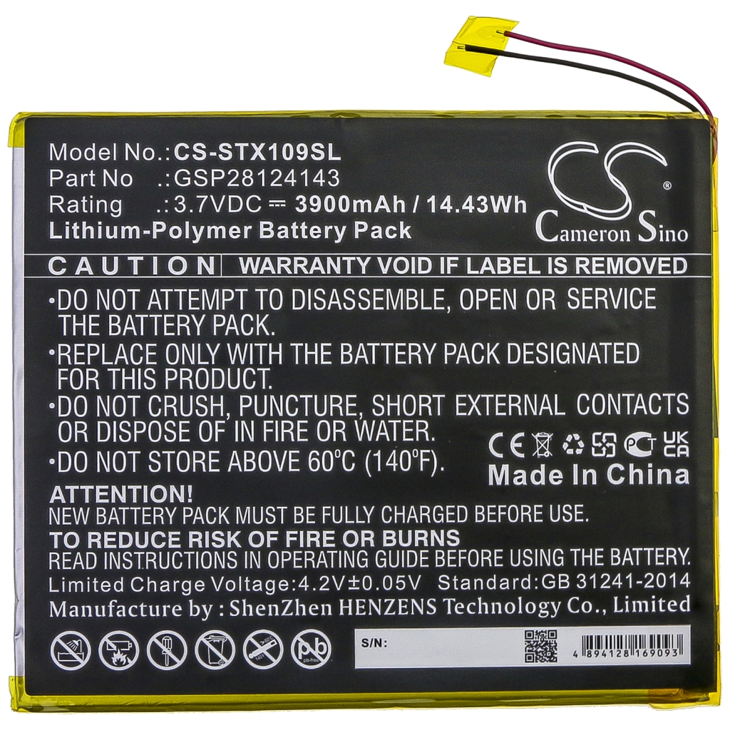 Baterija kompatibilno s Smartab CS-STX109SL