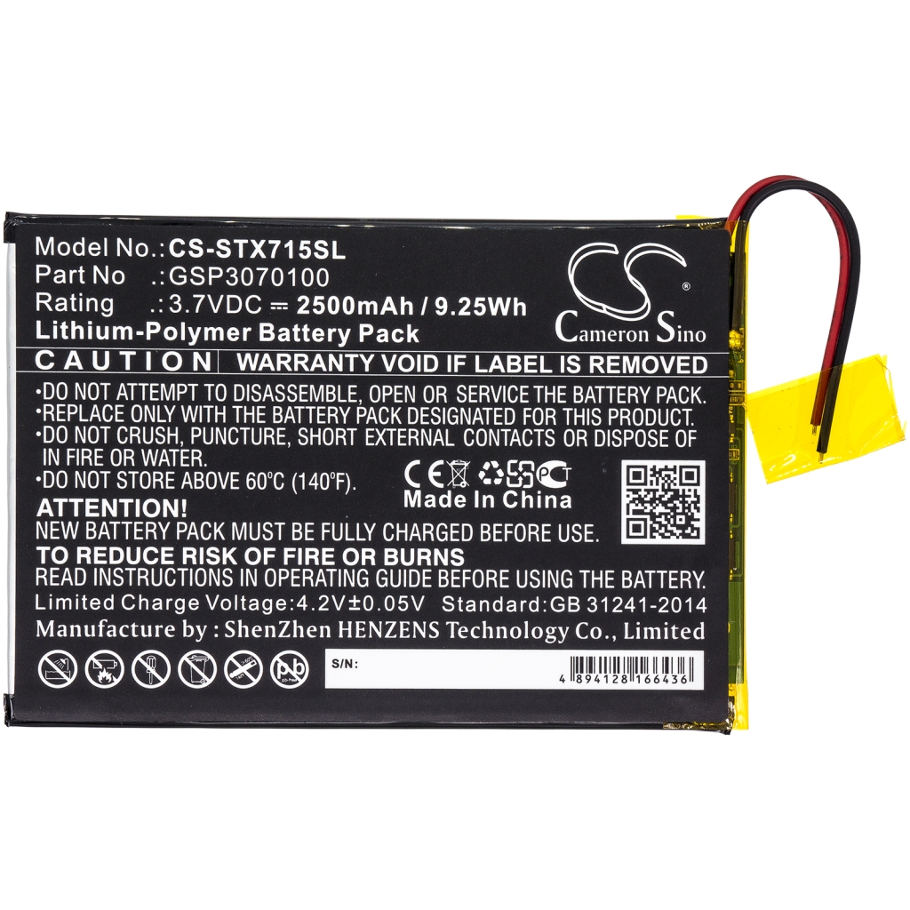 Baterija za tablet Smartab CS-STX715SL