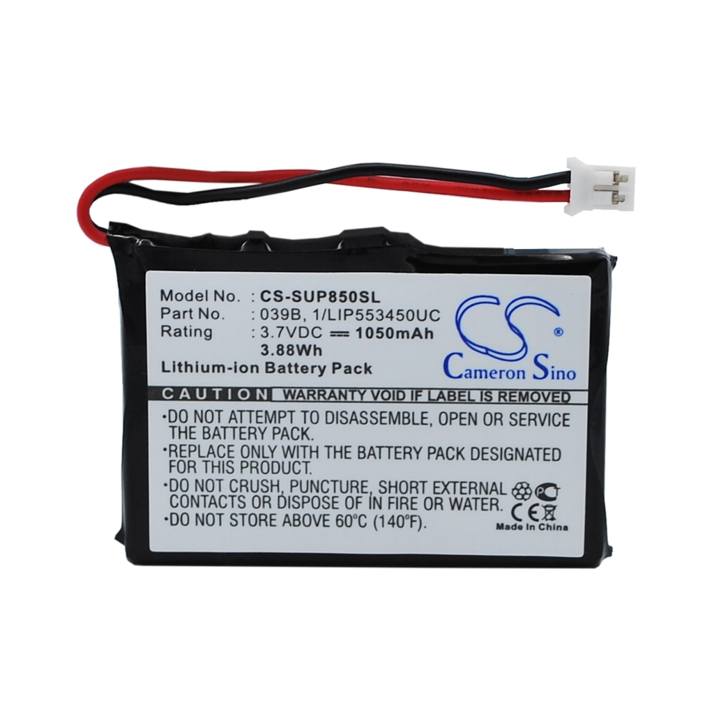 Baterija za GPS, Navigator Sureshotgps 8850 (CS-SUP850SL)