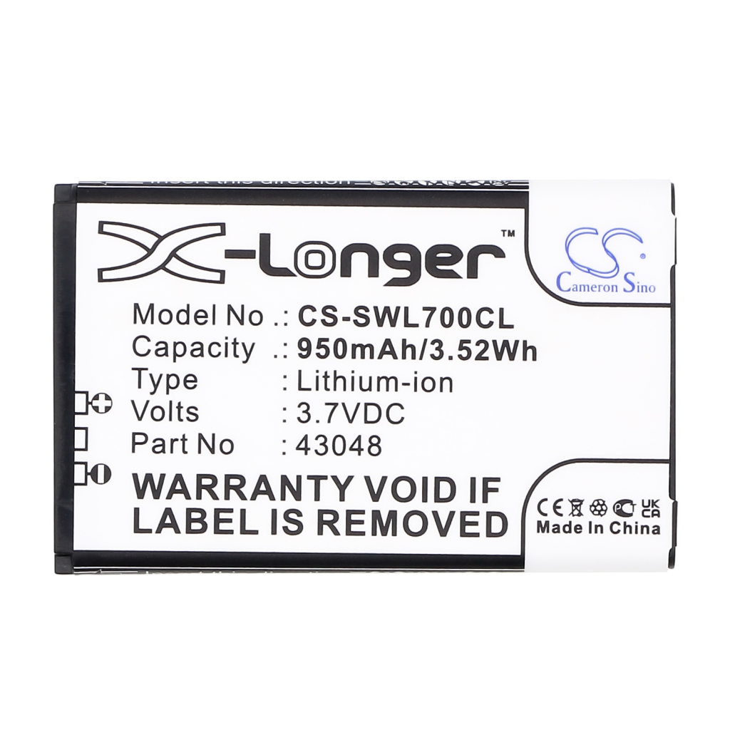Compatible battery replacement for Swissvoice 43048
