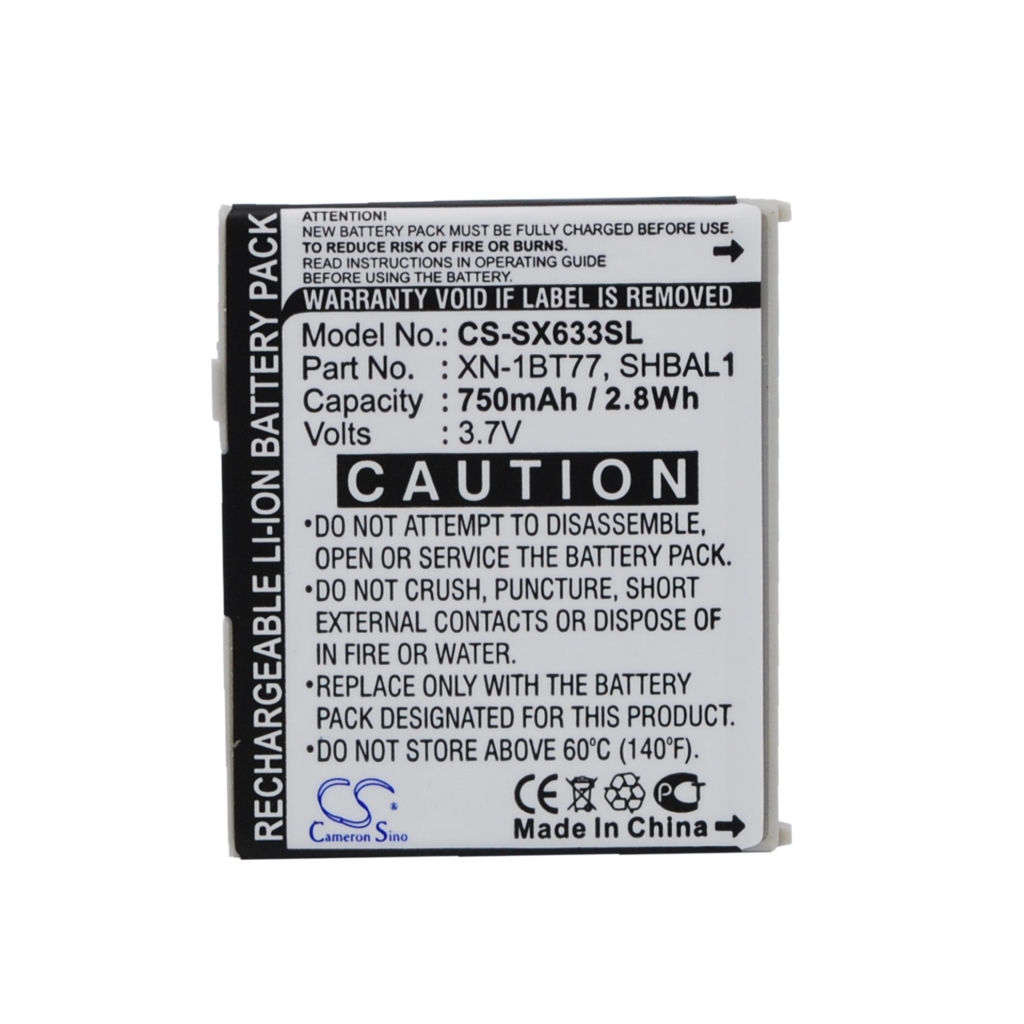 Baterija kompatibilno s Sharp Vodafone SoftBank CS-SX633SL