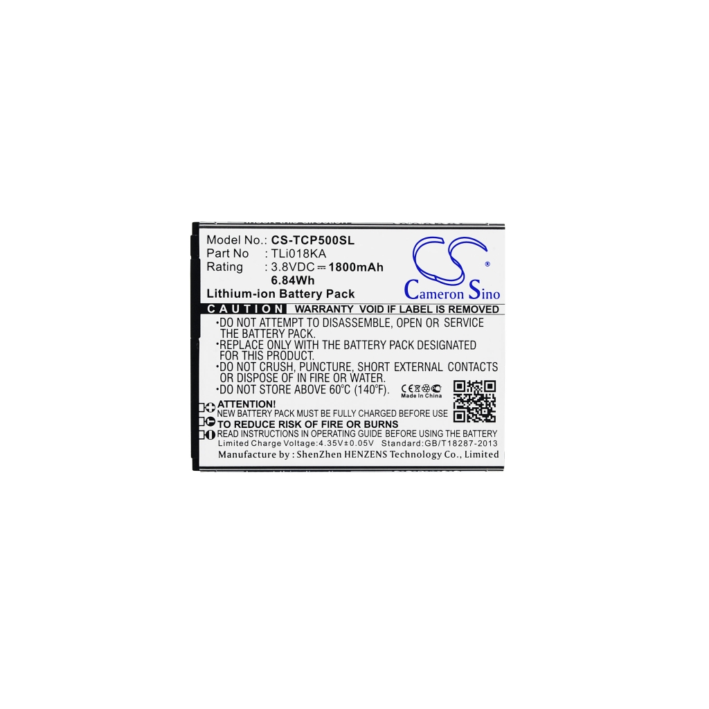 Baterija kompatibilno s TCL CS-TCP500SL