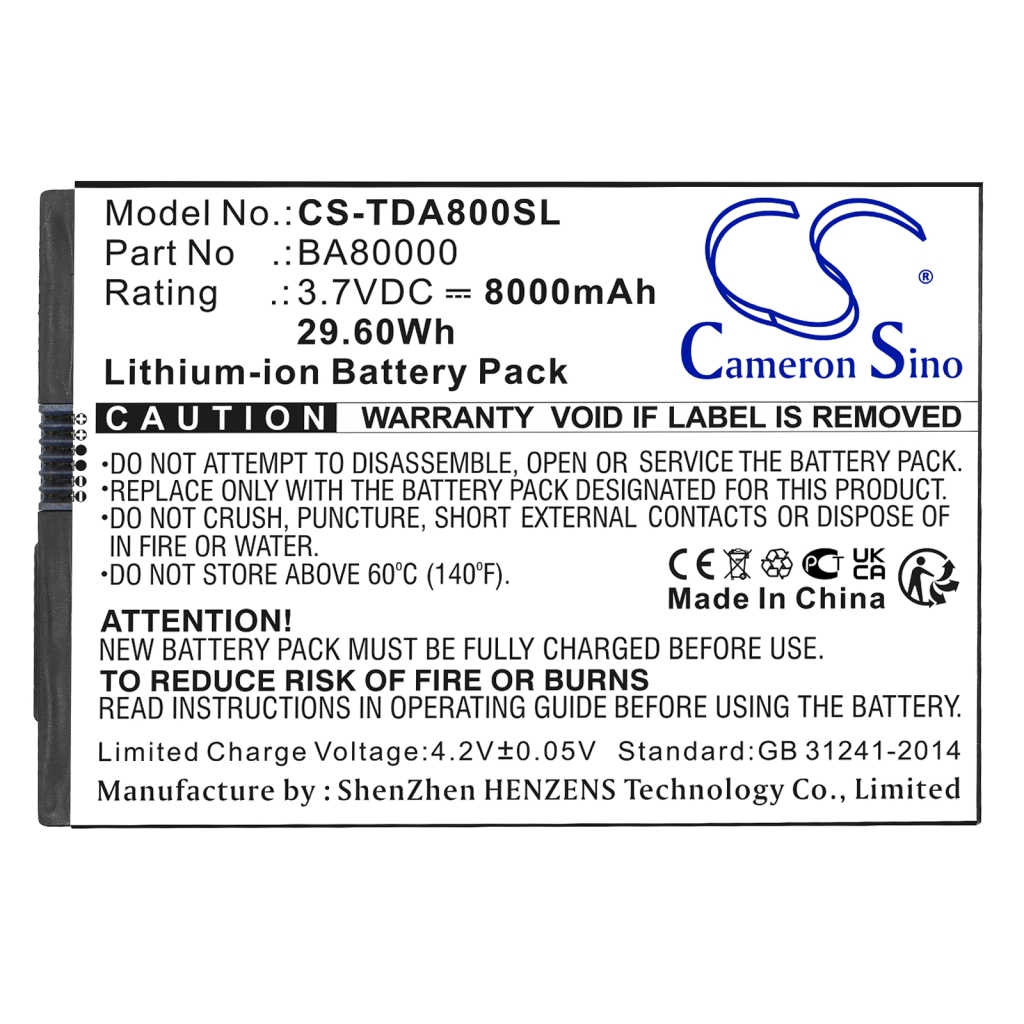 Baterija za tablet Flytech PB63D31 (CS-TDA800SL)
