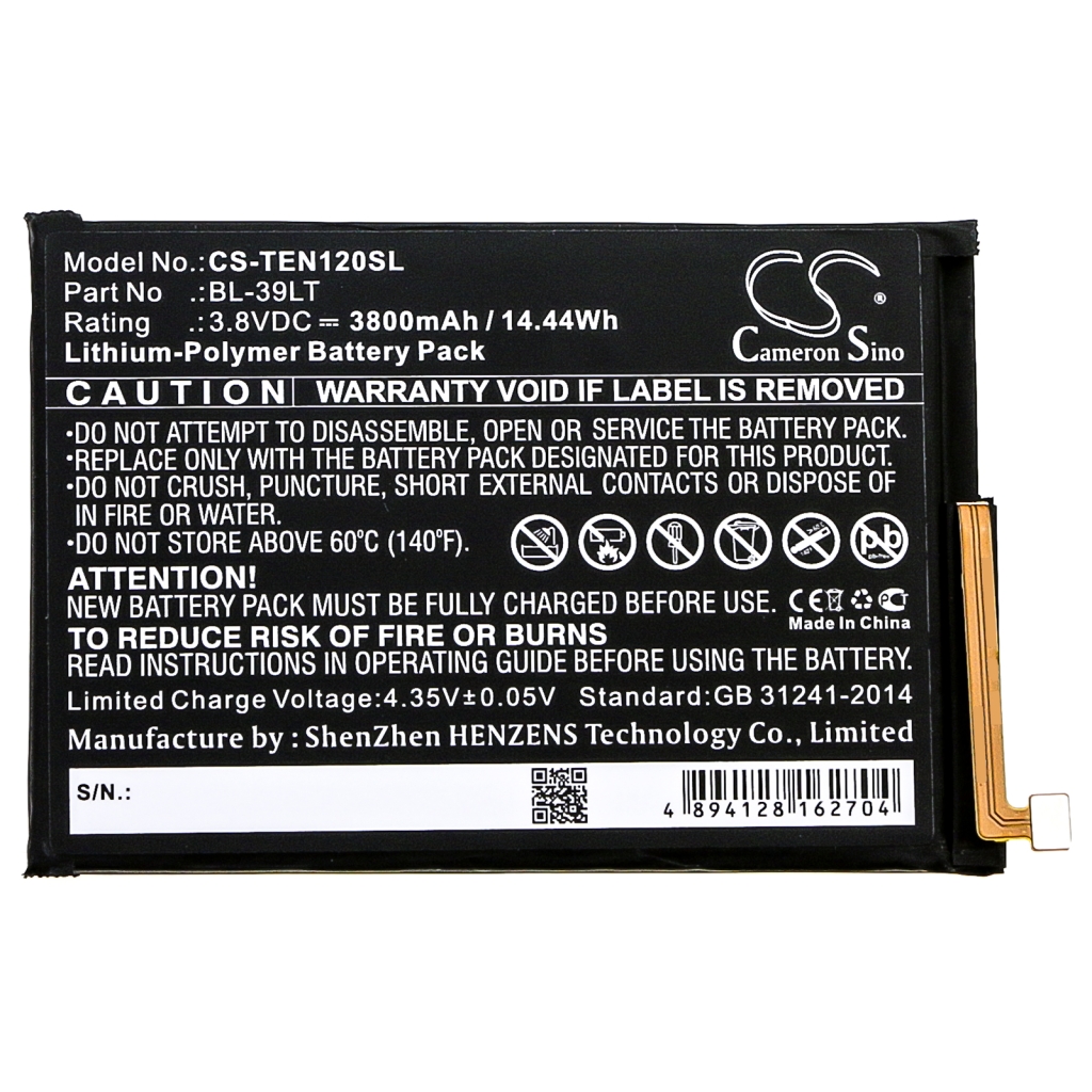 Baterija za mobilni telefon Tecno Camon 12 (CS-TEN120SL)
