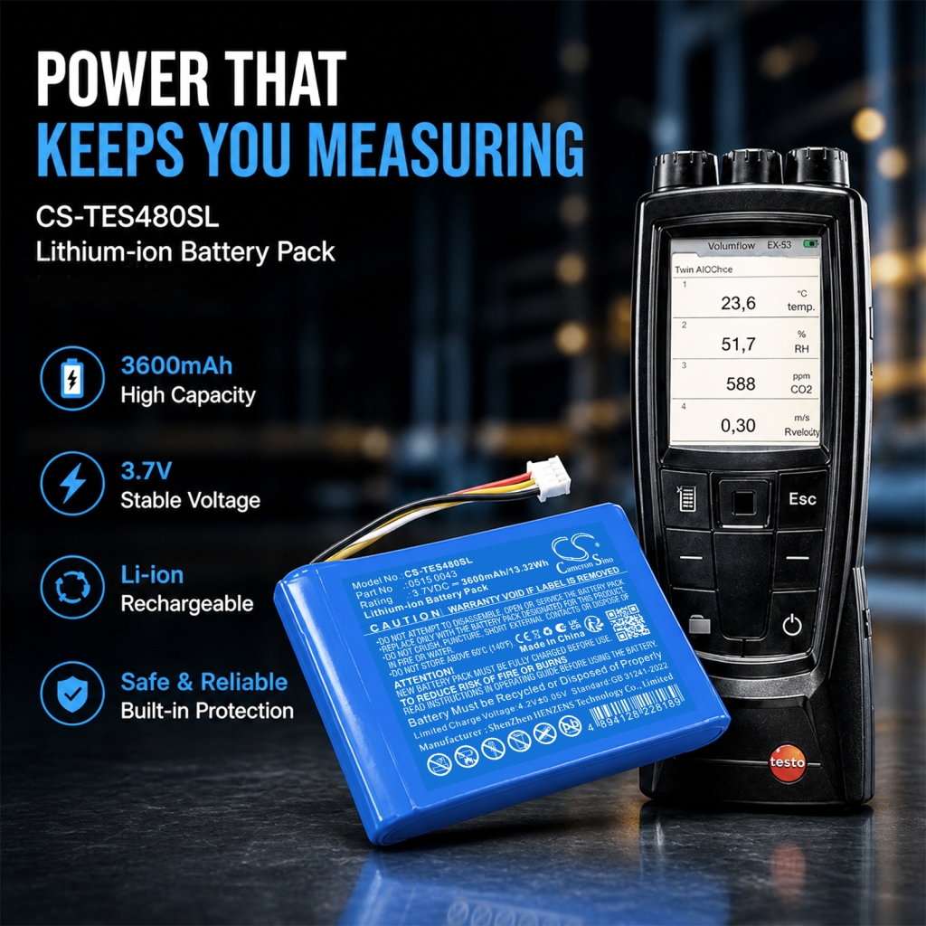 Battery for Testo 480