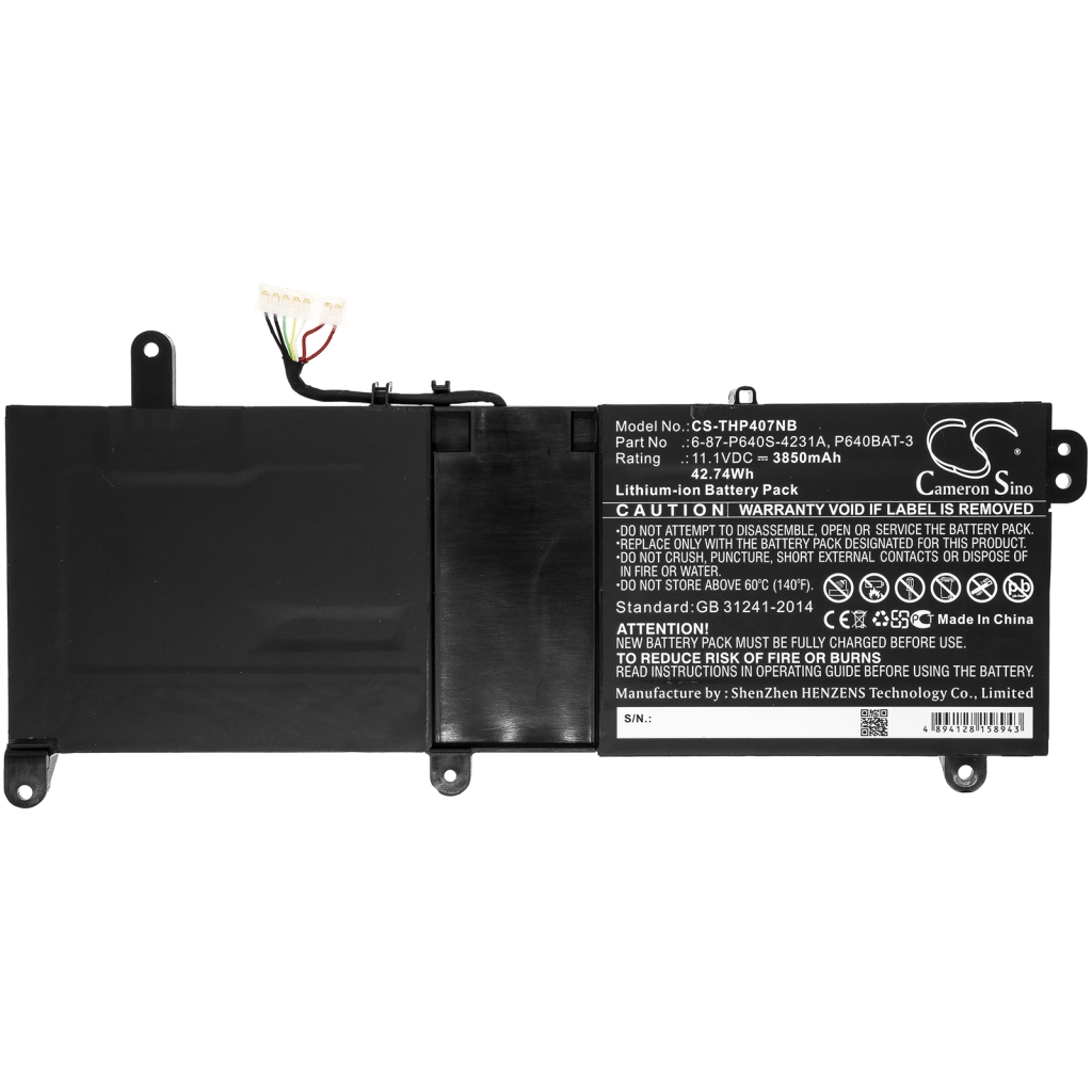 Baterija Zamjenjuje P640BAT-3
